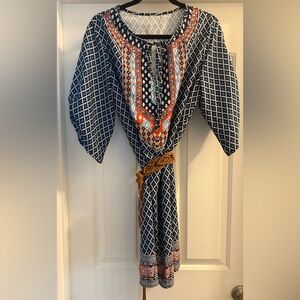 Boho SHEIN Curve Floral Print Dress